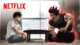 Baki Gets to Know His Father  Baki Hanma Season 2 The Father VS Son Saga  Netflix Anime [upl. by Imogen10]