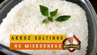 ARROZ SOLTINHO NO MICROONDAS [upl. by Annahsar369]