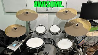 New Simmons Drum Gear  KP180 18quot Kick Drum and MC Series 3 Zone Metal Cymbals [upl. by Sidonia811]