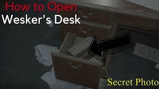 How to Open Weskers Desk  Unique Variation  RE2 Remake [upl. by Gambell295]