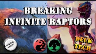 Infinite Combo  Marauding Polyraptors MTG Arena Deck Tech [upl. by Ecylahs]