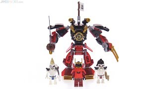 LEGO Ninjago Legacy Samurai Mech review 70665 [upl. by Ecyarg]