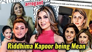 RIDDHIMA KAPOOR BEING INSECURE amp JEALOUS OF SHALINI PASSI [upl. by Grew687]