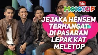 Jejaka hensem hangat di pasaran lepak kat MeleTOP  Tajul Haqiem Rusli amp Asad Motawh [upl. by Chev151]