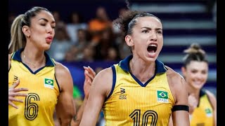 BRASIL X ESTADOS UNIDOS AO VIVO  VOLEI FEMININO SEMIFINAL OLIMPIADAS PARIS 2024  COMENTÁRIOS [upl. by Atterg]