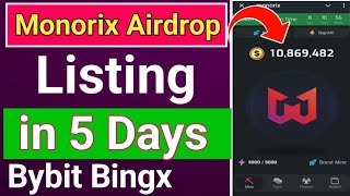 monoprix airdrop  monorix Airdrop price  Monorix Airdrop 2024  monorix Airdrop price update [upl. by Auj]