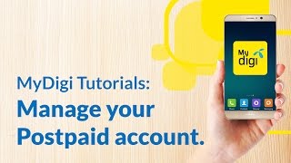 Pay your Digi Postpaid™ bills with the new MyDigi app [upl. by Eissoj872]