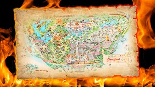 The Disneyland Map of Lost Rides [upl. by Annavoig254]