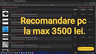 Build pc intel la 3500 lei la cererea unui abonat [upl. by Ahtiek150]