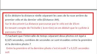 correction de lactivité sur la chronophotographie du cycliste [upl. by Ahsinnek]