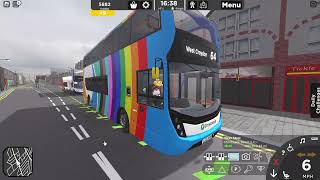 CROYDON V13 100 SUBSCRIBER SPECIAL PART 3 Enviro 400 MMC Pride Livery on 64 to West Croydon [upl. by Hanah]