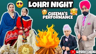 Lohri night  Cheema’s Family dance performance  gursiratcheema [upl. by Bethesda]