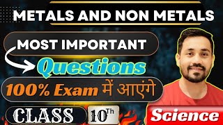 metals and non metals class 10 science class 10 chapter 3 science most important questionsclass 10 [upl. by Itirp]