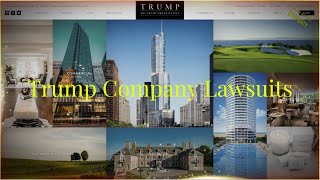 Trump Company Lawsuits Settled or Guilty of Felonies Examples From Over The Years trump unfit gop [upl. by Alair]