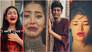 Sad Tik Tok Videos 😢Emotional Sad Video 😭Broken Heart Touching Video 💔 [upl. by Pinchas]