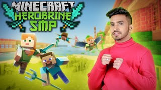 HEROBRINE SMP DAY 2  MINECRAFT [upl. by Lorilee541]