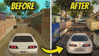 I Remastered GTA San Andreas With Mods  Remastered GTA san Andreas Android [upl. by Yessydo429]