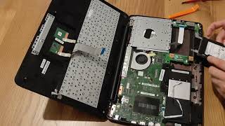 Asus R556L  disassemble for HDD and RAM upgrade [upl. by Hedaza]