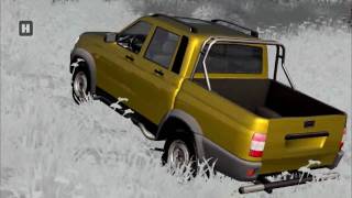 UAZ Patriot Pickup video [upl. by Anoblav]