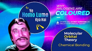 HOMOLUMO Transition  why halogens are coloured [upl. by Llerej]