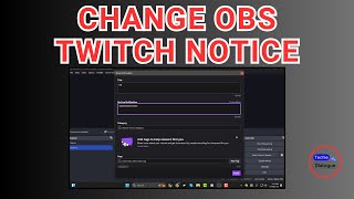 How to Change OBS Twitch Notice [upl. by Anot]