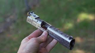 Engraving a Custom 1911 [upl. by Hungarian]