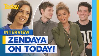 Zendaya and stars of Challengers catch up with Today  Today Show Australia [upl. by Alarice]