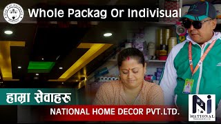 National Home Decor PvtLtdTop Interior Decoration in Nepal Full Home Interior Furniture Decoration [upl. by Adnohser]