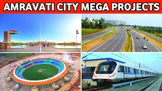 Amravati city mega projects  Amravati smart city  Amravati Andhra pradesh  Uni facts [upl. by Bertolde]