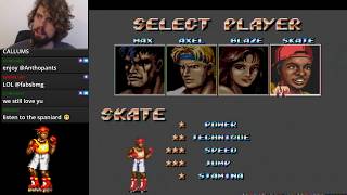 Ultra 2018 Streets of Rage 2 ROM Hack Skate Mania [upl. by Jasmina]