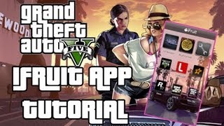 Grand Theft Auto V iFruit App Tutorial [upl. by Yarod]