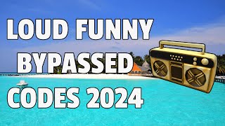 LOUD FUNNY BYPASSED Roblox Ids WORKING 2024 [upl. by Rosalinde592]