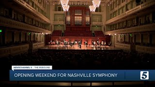 Nashville Symphony celebrates opening weekend after 18 month break [upl. by Canute]