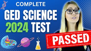 Pass Your GED Science Test Complete GED Course  2023  2024 Updated Guide [upl. by Manya]