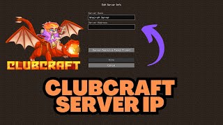 Minecraft ClubCraft Server IP Address [upl. by Araeic348]