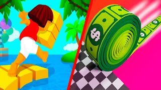 Shortcut Run  Brick Builder  All Level Gameplay AndroidiOS  NEW APK BIG UPDATE [upl. by Tudela228]