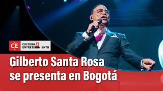 Gilberto Santa Rosa habla de su concierto en el Movistar Arena  El Tiempo [upl. by Harris]