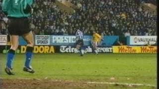 Sheffield Wednesday 13 Sheffield United  1992 [upl. by Nwahsiek]