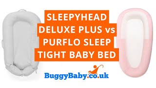 Sleepyhead Deluxe Plus Pod vs Purflo Sleep Tight Baby Bed  BuggyBaby Reviews [upl. by Vincenta]