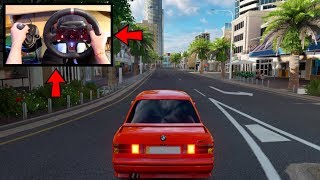 Forza Horizon 3 Drifting BMW M3 E30 900º Steering Wheel  Shifter No HUD Gameplay [upl. by Nels]