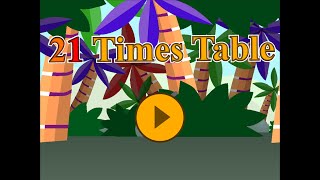 Numberblocks  21 Times Table  Gameplay mobilefriendly link in description [upl. by Cowie676]