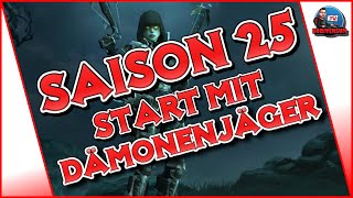 Diablo 3  Saison 25  Saisonstart mit Dämonenjäger  So gehts schnell und einfach [upl. by Bandur]