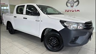 2022 Toyota Hilux 4x2 Workmate 27L Petrol Automatic Double Cab Dual Cab Glacier White [upl. by Lacagnia]