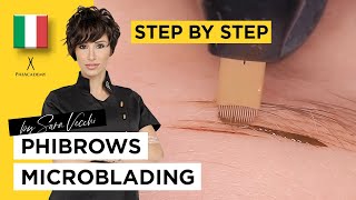 Microblading Eyebrows Training StepbyStep Procedure amp Certification by PhiAcademy [upl. by Hyozo]