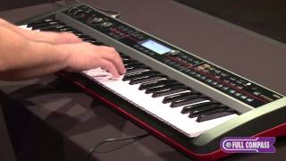 Korg KROSS Workstation KeyboardSynthesizer Overview  Full Compass [upl. by Bellaude]