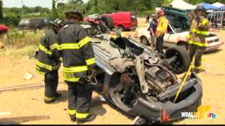 Firehouse Expo puts firefighter skills to test [upl. by Ditmore]