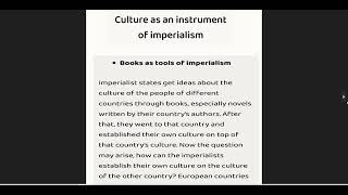 Introduction To Culture And Imperialism By Edward Said Bangla Summary [upl. by Su]