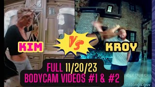 Kim Zolciak amp Kroy Biermann 112023 FULL BODYCAM VIDEOS 1 amp 2 1st cop on scene  female officer [upl. by Leslie]