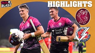 Abell Takes Somerset to Finals Day  Somerset v Lancashire  Highlights  Vitality Blast 2021 [upl. by Naed]