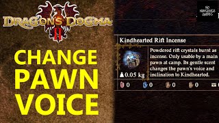 Dragons Dogma 2 How to Change Pawn Voice amp Inclination [upl. by Tyra96]